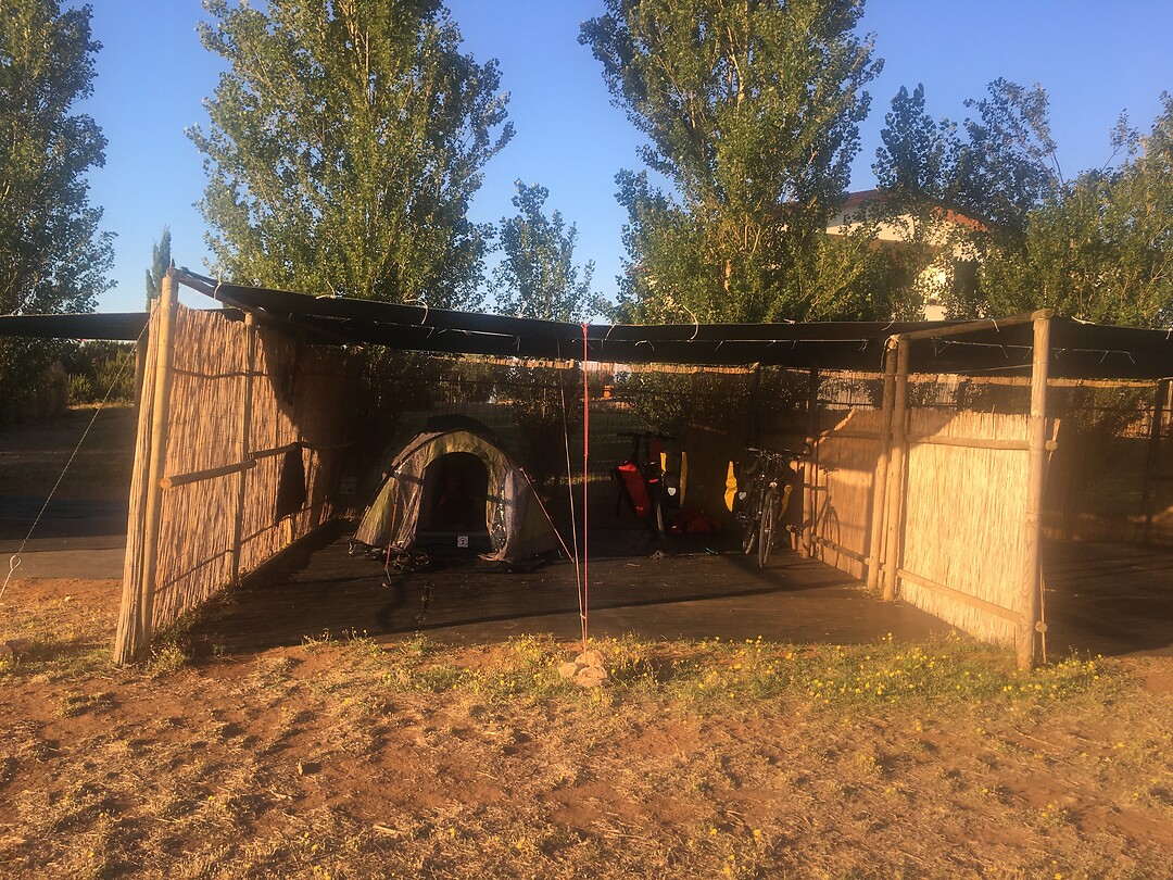 De camping. Ieder zijn eigen ruimte