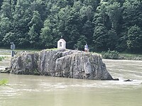 Rots in de donau