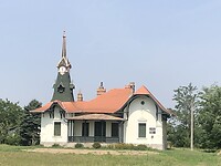 Schattig kerkje onderweg