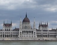Parlements gebouw aan de donau