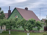 Oude houten huisjes .