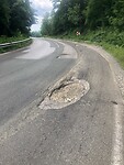 Gat in de weg . Een voorbeeld !