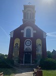 Prachtig klein kerkje onderweg . Helaas gesloten