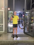 Nieuwe achterband gekocht in Belgrado