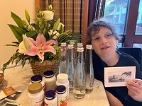 Manu en zijn "get well soon" wishes