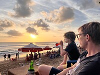 Bintang bij sunset