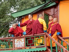 Monniken in Gandan Khiid