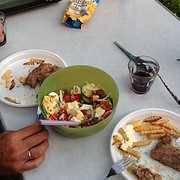 Gezonde salade erbij