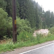 We reden lang langs een rivier, mooi gezicht