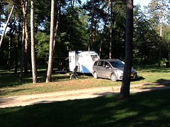 Onze plek in Gyor. Veel muggen!