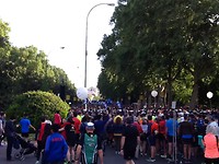 Schuifelen nr de start