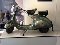 Blijft leuk zo'n vespa