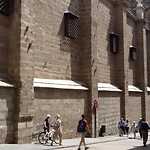 Zijkant vd cathedraal. Veel Japanners dus dan weet je dat je op een hotspot zit