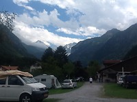 Ons uitzicht vanaf de camping