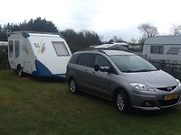 Onze plek op de camping