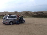 Parking bij de duinen en t slag
