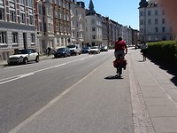 Lekker in t zonnetje fietsen