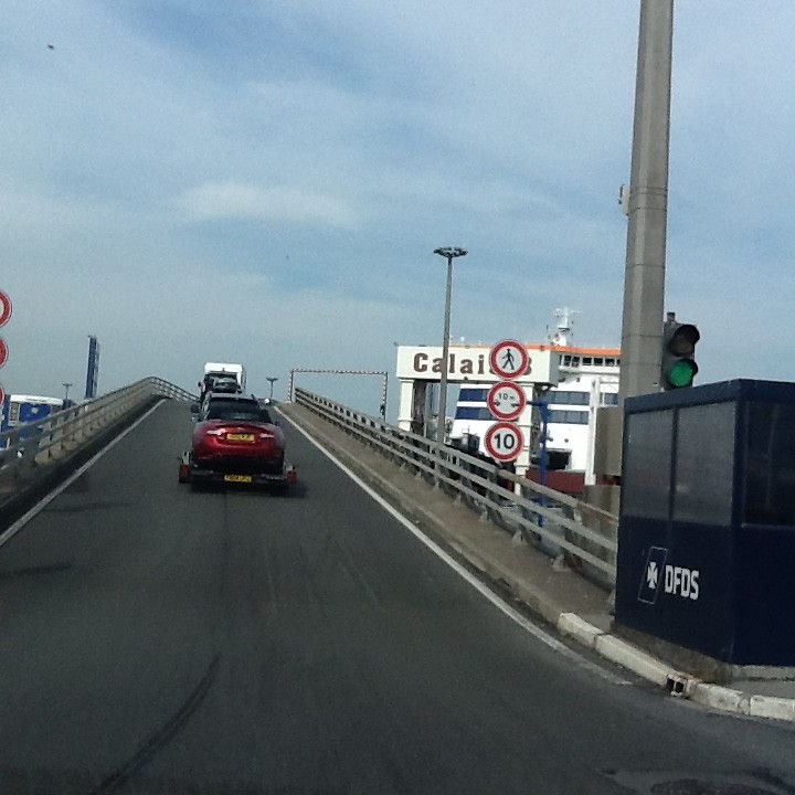 Op weg naar de boot