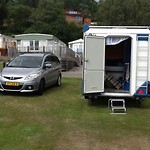 Onze plek nu, ziet er sneu uit maar we hebben mooi uitzicht