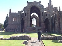 Cathedraal in Melrose