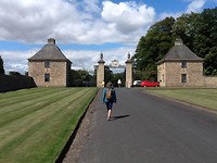 Toegang tot Floors castle in kelso