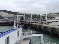 Vertrek uit Dover.
