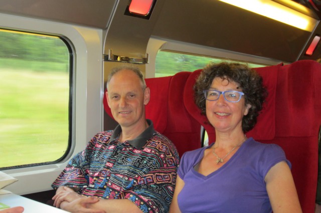 In de Thalys op weg naar Parijs