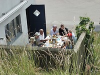In de plaatselijke haven van Kåseberga
