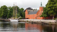 Halmstad Slott tegenover ons Scandic hotel.