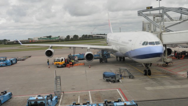 Vliegtuig van China Airlines.