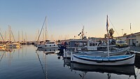 De haven van Le Lavandou