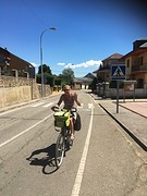 Happy biker