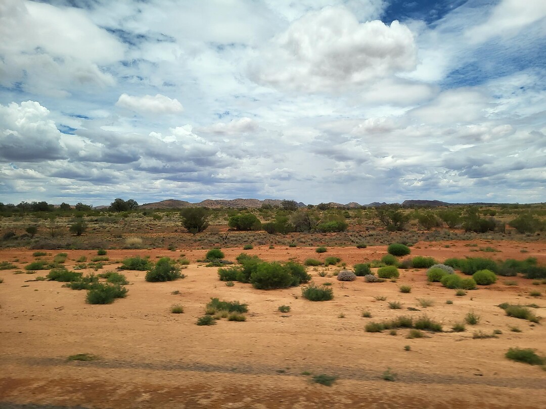 Onderweg van Alice Springs naar Ayers Rock