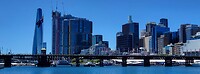 Zicht op de Pyrmont Bridge