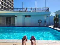 Zwembad in het hotel, 3e verdieping