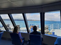 Aan boord van de ferry naar Kangaroo Island