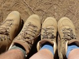 Stoffige schoenen