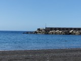 Het strand in Puerto de Tazacorte