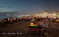 Diner at Jimbaran Beach