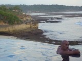 Uitzicht op Dream Beach - Nusa Lembongan..