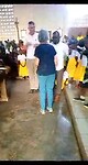 Ontvangst Kalengakero - in de kerk