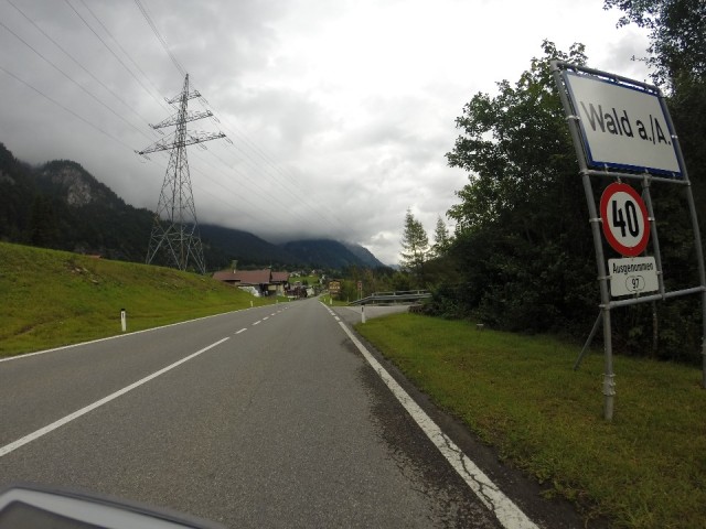 Op weg naar de albergpas