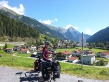 Afdaling na de Arlbergpas