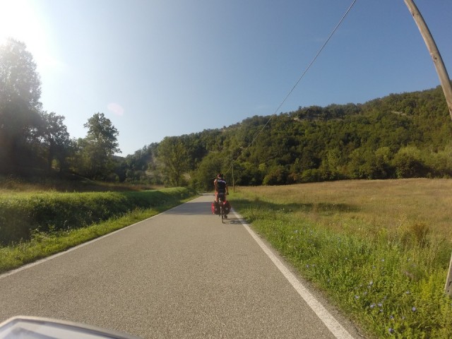 Op weg naar de Passo di Raticosa