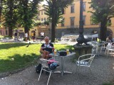 Op het terras in Florence