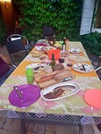 Uitgebreid diner in Racrange