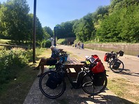 Bij de tunnel van het rijn-marne kanaal
