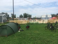 Gras en schaduw op camping Kembs