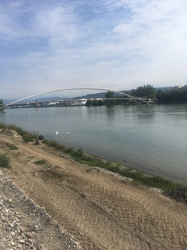 De dreilanderbrucke bij Basel