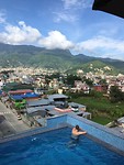 Vanaf terras hotel